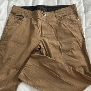 Kuhl Men's Khaki/Tan Chinos - Straight Fit Utility Pants